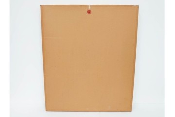 真作　サイン入り　1963年作　スタンリー・ウィリアム・ヘイター(Stanley William Hayter)　18/50　「Red Flow(レッド・フロー)」赤を基調とした色彩と流動的な線表現が印象的な銅版画　外箱付き　(R-084970)