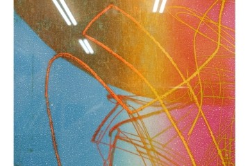 真作　サイン入り　1985年作　スタンリー・ウィリアム・ヘイター(Stanley William Hayter)　7/50　「Sagittarius(サジタリウス)」　鮮やかな色面と躍動的な線描が印象的な銅版画　外箱付き　(R-084971)