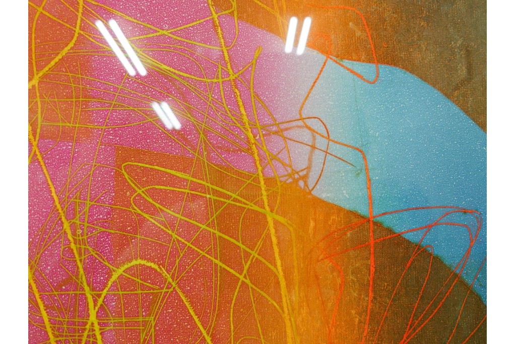 真作　サイン入り　1985年作　スタンリー・ウィリアム・ヘイター(Stanley William Hayter)　7/50　「Sagittarius(サジタリウス)」　鮮やかな色面と躍動的な線描が印象的な銅版画　外箱付き　(R-084971)