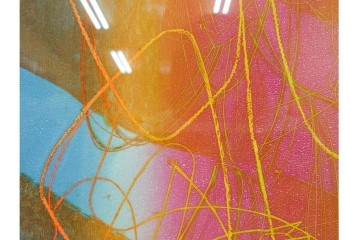 真作　サイン入り　1985年作　スタンリー・ウィリアム・ヘイター(Stanley William Hayter)　7/50　「Sagittarius(サジタリウス)」　鮮やかな色面と躍動的な線描が印象的な銅版画　外箱付き　(R-084971)