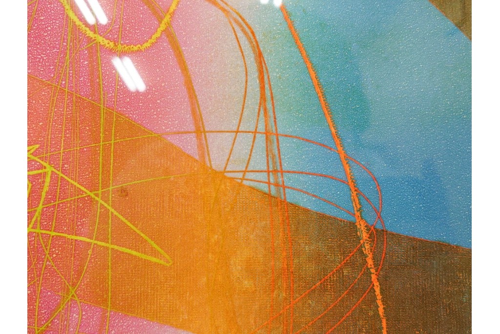 真作　サイン入り　1985年作　スタンリー・ウィリアム・ヘイター(Stanley William Hayter)　7/50　「Sagittarius(サジタリウス)」　鮮やかな色面と躍動的な線描が印象的な銅版画　外箱付き　(R-084971)