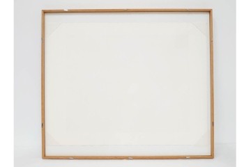 真作　サイン入り　1964年作　スタンリー・ウィリアム・ヘイター(Stanley William Hayter)　16/50　「Rapides(急流)」　穏やかな色彩の重なりが空間に彩りを添える銅版画　外箱付き　(R-084975)