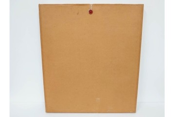 真作　サイン入り　1964年作　スタンリー・ウィリアム・ヘイター(Stanley William Hayter)　16/50　「Rapides(急流)」　穏やかな色彩の重なりが空間に彩りを添える銅版画　外箱付き　(R-084975)