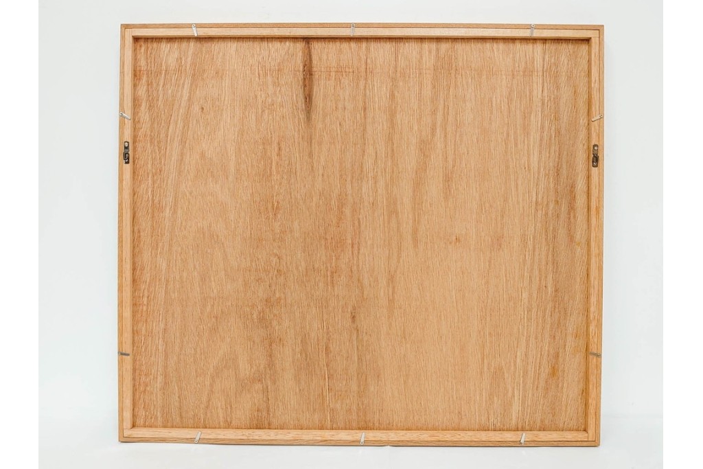 真作　サイン入り　1964年作　スタンリー・ウィリアム・ヘイター(Stanley William Hayter)　16/50　「Rapides(急流)」　穏やかな色彩の重なりが空間に彩りを添える銅版画　外箱付き　(R-084975)