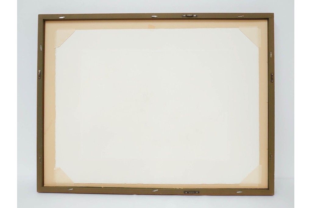 真作　サイン入り　1957年作　スタンリー・ウィリアム・ヘイター(Stanley William Hayter)　31/50　「Les Erinnyes(エリニュスの女神たち)」　鋭い線の重なりが印象的な銅版画　外箱付き　(R-084976)