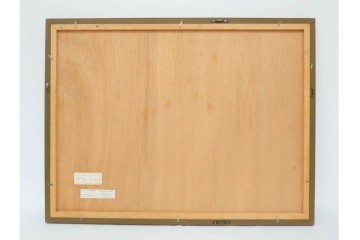 真作　サイン入り　1957年作　スタンリー・ウィリアム・ヘイター(Stanley William Hayter)　31/50　「Les Erinnyes(エリニュスの女神たち)」　鋭い線の重なりが印象的な銅版画　外箱付き　(R-084976)