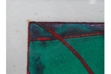 真作　サイン入り　1976年作　スタンリー・ウィリアム・ヘイター(Stanley William Hayter)　50/75　「Sea Serpent(シー・サーペント)」　深海のうねりを思わせる銅版画　外箱付き　(R-084977)　