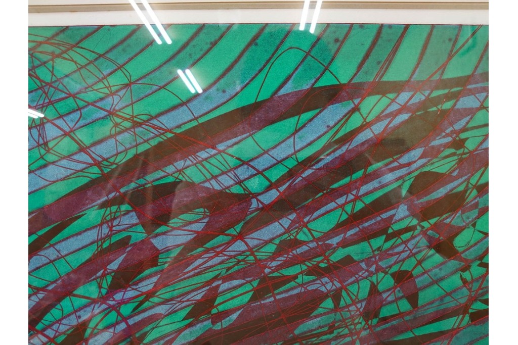 真作　サイン入り　1976年作　スタンリー・ウィリアム・ヘイター(Stanley William Hayter)　50/75　「Sea Serpent(シー・サーペント)」　深海のうねりを思わせる銅版画　外箱付き　(R-084977)　