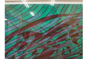 真作　サイン入り　1976年作　スタンリー・ウィリアム・ヘイター(Stanley William Hayter)　50/75　「Sea Serpent(シー・サーペント)」　深海のうねりを思わせる銅版画　外箱付き　(R-084977)　