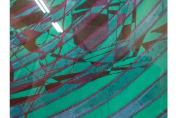 真作　サイン入り　1976年作　スタンリー・ウィリアム・ヘイター(Stanley William Hayter)　50/75　「Sea Serpent(シー・サーペント)」　深海のうねりを思わせる銅版画　外箱付き　(R-084977)　