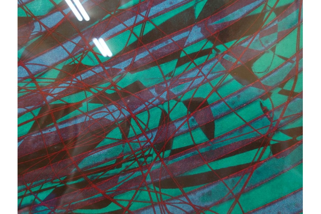 真作　サイン入り　1976年作　スタンリー・ウィリアム・ヘイター(Stanley William Hayter)　50/75　「Sea Serpent(シー・サーペント)」　深海のうねりを思わせる銅版画　外箱付き　(R-084977)　