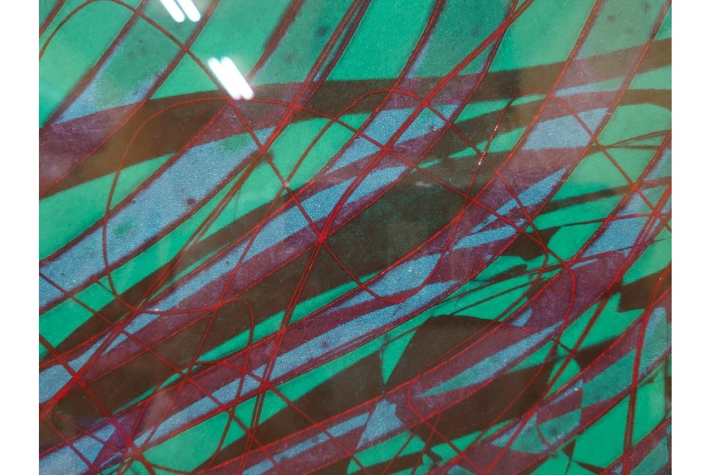 真作　サイン入り　1976年作　スタンリー・ウィリアム・ヘイター(Stanley William Hayter)　50/75　「Sea Serpent(シー・サーペント)」　深海のうねりを思わせる銅版画　外箱付き　(R-084977)　