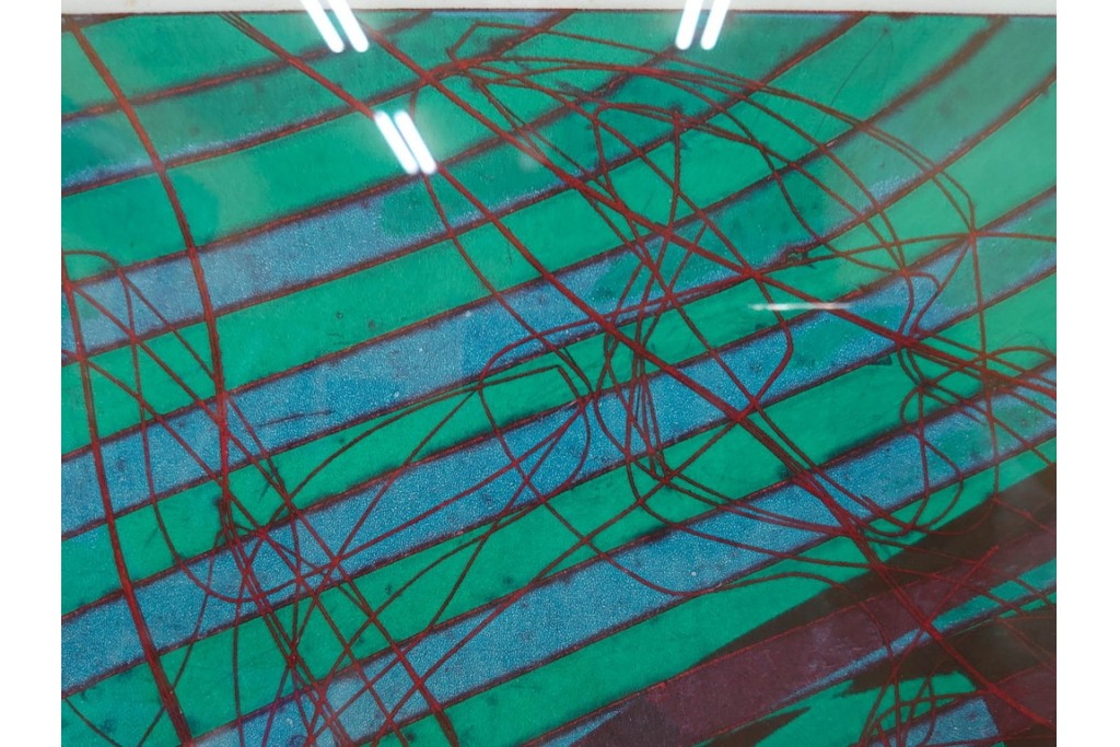 真作　サイン入り　1976年作　スタンリー・ウィリアム・ヘイター(Stanley William Hayter)　50/75　「Sea Serpent(シー・サーペント)」　深海のうねりを思わせる銅版画　外箱付き　(R-084977)　