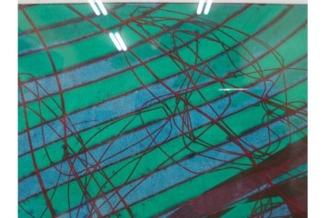 真作　サイン入り　1976年作　スタンリー・ウィリアム・ヘイター(Stanley William Hayter)　50/75　「Sea Serpent(シー・サーペント)」　深海のうねりを思わせる銅版画　外箱付き　(R-084977)　