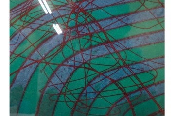 真作　サイン入り　1976年作　スタンリー・ウィリアム・ヘイター(Stanley William Hayter)　50/75　「Sea Serpent(シー・サーペント)」　深海のうねりを思わせる銅版画　外箱付き　(R-084977)　