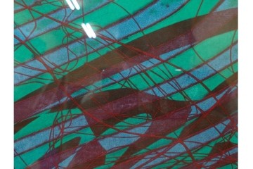 真作　サイン入り　1976年作　スタンリー・ウィリアム・ヘイター(Stanley William Hayter)　50/75　「Sea Serpent(シー・サーペント)」　深海のうねりを思わせる銅版画　外箱付き　(R-084977)　