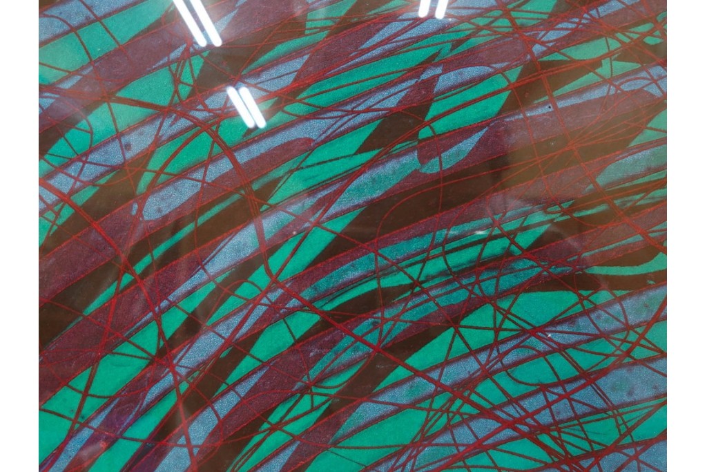 真作　サイン入り　1976年作　スタンリー・ウィリアム・ヘイター(Stanley William Hayter)　50/75　「Sea Serpent(シー・サーペント)」　深海のうねりを思わせる銅版画　外箱付き　(R-084977)　