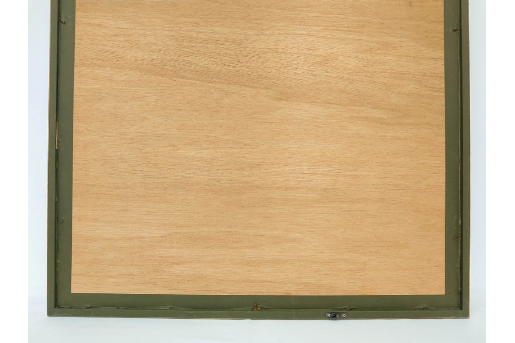 真作　サイン入り　1957年スタンリー・ウィリアム・ヘイター(Stanley William Hayter)作　「Combat Sous Marin」　銅板画　外箱付き　(R-084978)