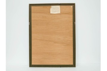 真作　サイン入り　1957年スタンリー・ウィリアム・ヘイター(Stanley William Hayter)作　「Combat Sous Marin」　銅板画　外箱付き　(R-084978)