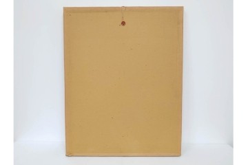 真作　サイン入り　1964年作　スタンリー・ウィリアム・ヘイター(Stanley William Hayter)　12/50　「Confluence(コンフルエンス)」　流れ込む線と色彩が静かな余韻を感じさせる銅版画　外箱付き　(R-084979)