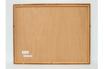 真作　サイン入り　1964年作　スタンリー・ウィリアム・ヘイター(Stanley William Hayter)　12/50　「Confluence(コンフルエンス)」　流れ込む線と色彩が静かな余韻を感じさせる銅版画　外箱付き　(R-084979)