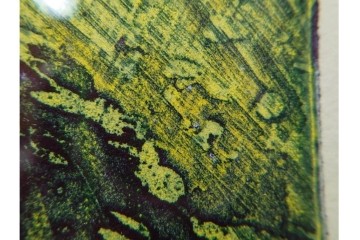 真作　サイン入り　1964年作　スタンリー・ウィリアム・ヘイター(Stanley William Hayter)　12/50　「Confluence(コンフルエンス)」　流れ込む線と色彩が静かな余韻を感じさせる銅版画　外箱付き　(R-084979)