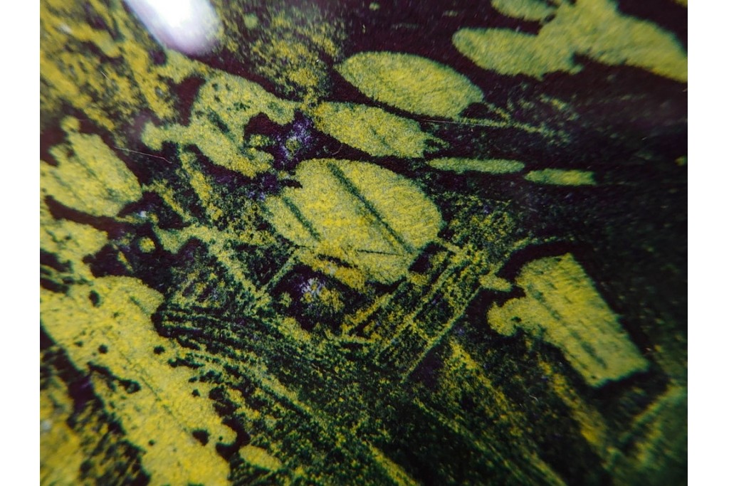 真作　サイン入り　1964年作　スタンリー・ウィリアム・ヘイター(Stanley William Hayter)　12/50　「Confluence(コンフルエンス)」　流れ込む線と色彩が静かな余韻を感じさせる銅版画　外箱付き　(R-084979)