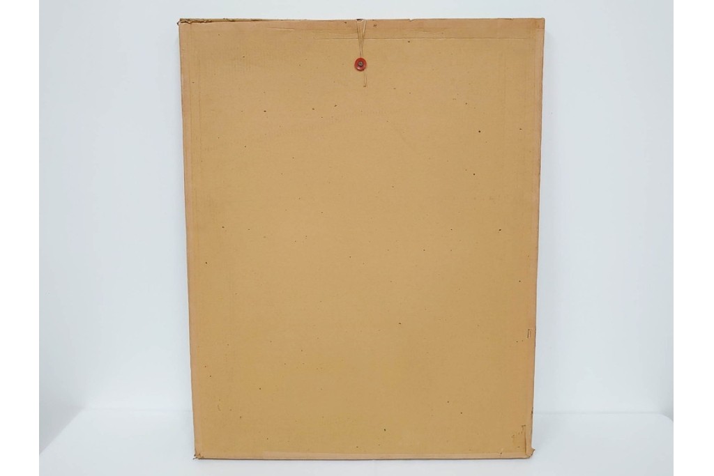 真作　サイン入り　1968年作　スタンリー・ウィリアム・ヘイター(Stanley William Hayter)　「Vortex(ボルテックス)」　渦巻く線と色彩が静かに視線を引き寄せる銅版画　外箱付き　(R-084980)