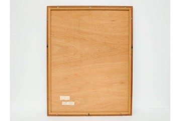 真作　サイン入り　1968年作　スタンリー・ウィリアム・ヘイター(Stanley William Hayter)　「Vortex(ボルテックス)」　渦巻く線と色彩が静かに視線を引き寄せる銅版画　外箱付き　(R-084980)