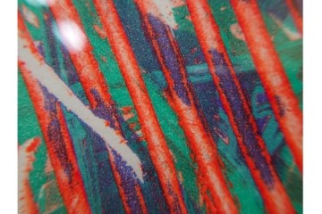 真作　サイン入り　1968年作　スタンリー・ウィリアム・ヘイター(Stanley William Hayter)　「Vortex(ボルテックス)」　渦巻く線と色彩が静かに視線を引き寄せる銅版画　外箱付き　(R-084980)