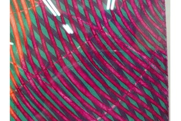 真作　サイン入り　1968年作　スタンリー・ウィリアム・ヘイター(Stanley William Hayter)　「Vortex(ボルテックス)」　渦巻く線と色彩が静かに視線を引き寄せる銅版画　外箱付き　(R-084980)