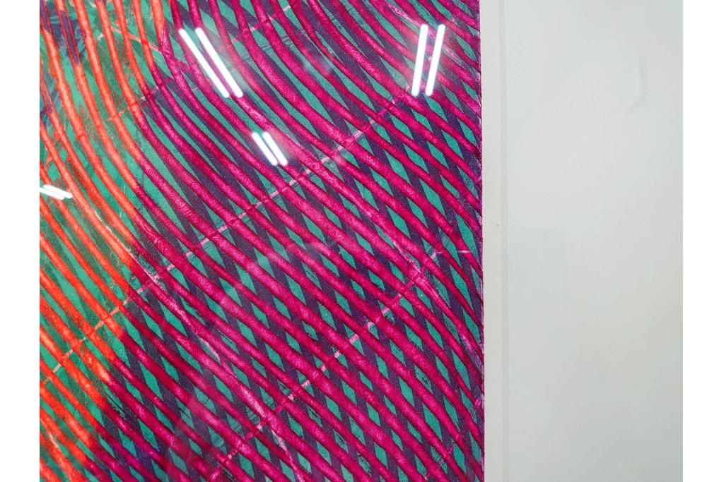 真作　サイン入り　1968年作　スタンリー・ウィリアム・ヘイター(Stanley William Hayter)　「Vortex(ボルテックス)」　渦巻く線と色彩が静かに視線を引き寄せる銅版画　外箱付き　(R-084980)