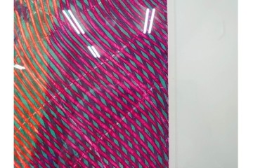 真作　サイン入り　1968年作　スタンリー・ウィリアム・ヘイター(Stanley William Hayter)　「Vortex(ボルテックス)」　渦巻く線と色彩が静かに視線を引き寄せる銅版画　外箱付き　(R-084980)