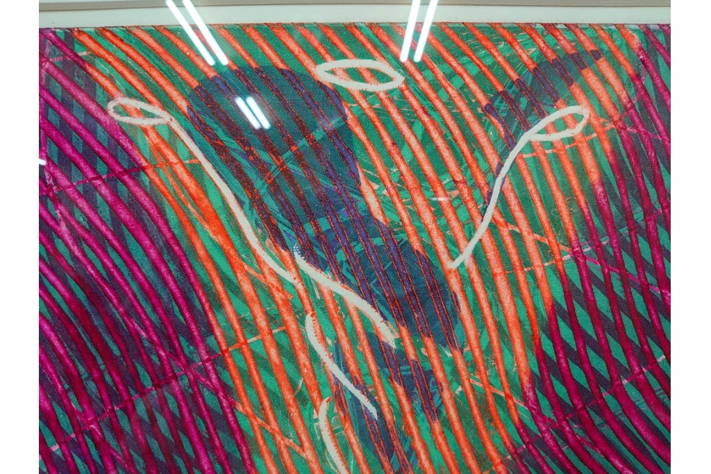 真作　サイン入り　1968年作　スタンリー・ウィリアム・ヘイター(Stanley William Hayter)　「Vortex(ボルテックス)」　渦巻く線と色彩が静かに視線を引き寄せる銅版画　外箱付き　(R-084980)