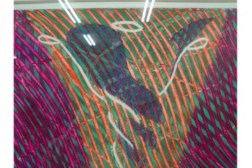 真作　サイン入り　1968年作　スタンリー・ウィリアム・ヘイター(Stanley William Hayter)　「Vortex(ボルテックス)」　渦巻く線と色彩が静かに視線を引き寄せる銅版画　外箱付き　(R-084980)