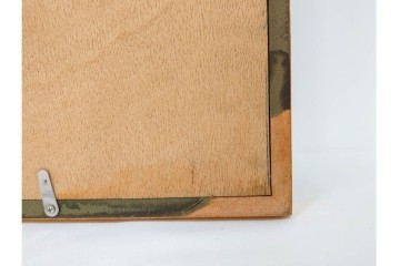 真作　サイン入り　1985年作　スタンリー・ウィリアム・ヘイター(Stanley William Hayter)　13/50 「Fastnet(ファストネット)」　鋭く走る線と色彩に惹きつけられる銅版画　外箱付き　(R-084981)