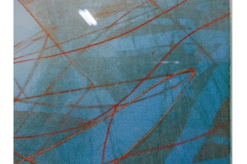 真作　サイン入り　1985年作　スタンリー・ウィリアム・ヘイター(Stanley William Hayter)　13/50 「Fastnet(ファストネット)」　鋭く走る線と色彩に惹きつけられる銅版画　外箱付き　(R-084981)