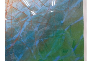 真作　サイン入り　1985年作　スタンリー・ウィリアム・ヘイター(Stanley William Hayter)　13/50 「Fastnet(ファストネット)」　鋭く走る線と色彩に惹きつけられる銅版画　外箱付き　(R-084981)