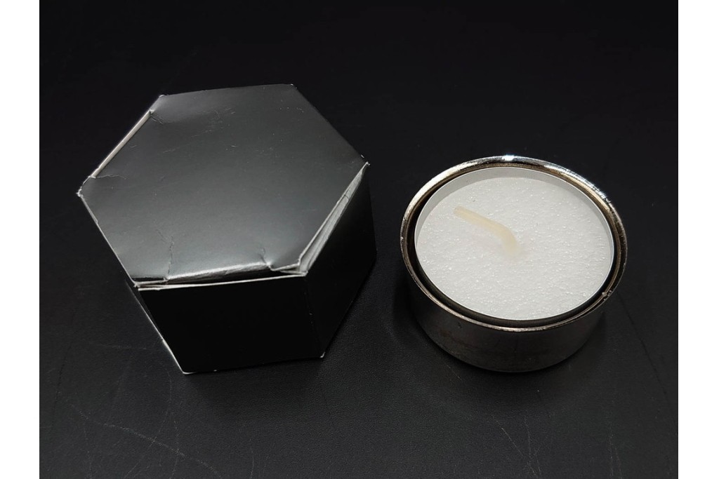 フランス　 LALIQUE(ラリック)　ローズマリー・バジル　繊細な植物の陰影が美しいキャンドルフォルダー2点セット　外箱付き　(R-084982)