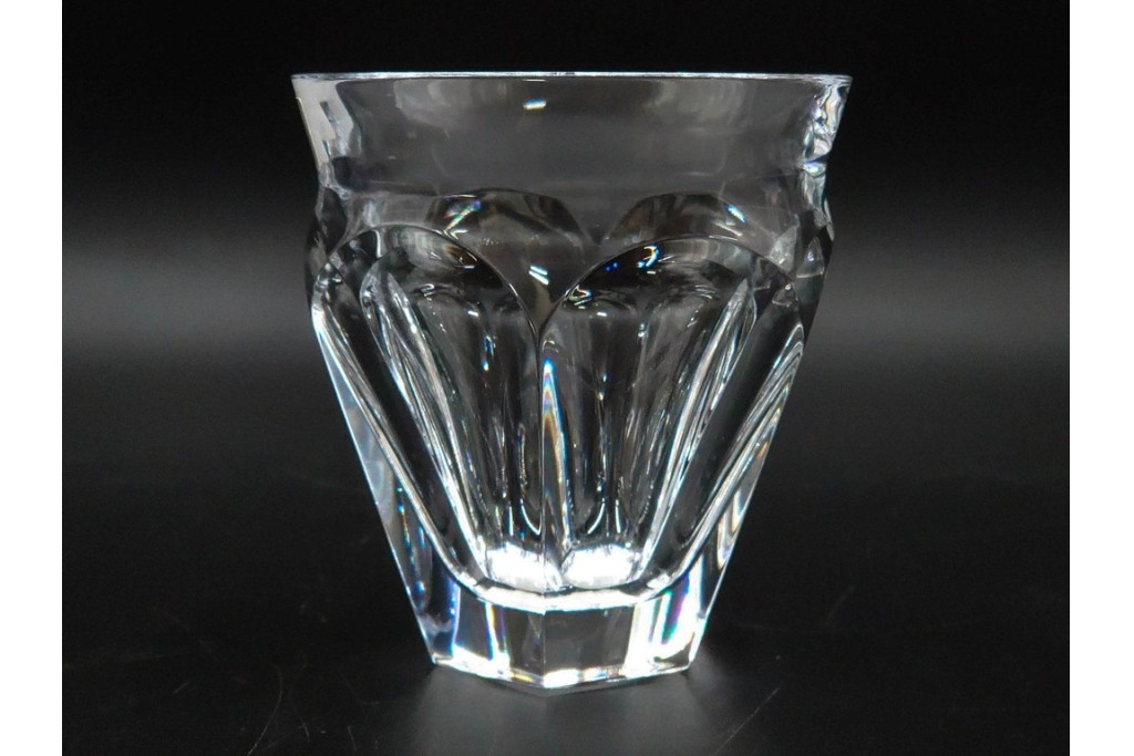 フランス　Baccarat(バカラ)　タリランド オールドファッション　L(ラージ)サイズ　輝きが際立つタンブラー2点セット　外箱付き　定価(2点合計)約6万円　(R-084983)