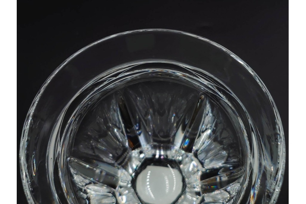 フランス　Baccarat(バカラ)　タリランド オールドファッション　L(ラージ)サイズ　輝きが際立つタンブラー2点セット　外箱付き　定価(2点合計)約6万円　(R-084983)