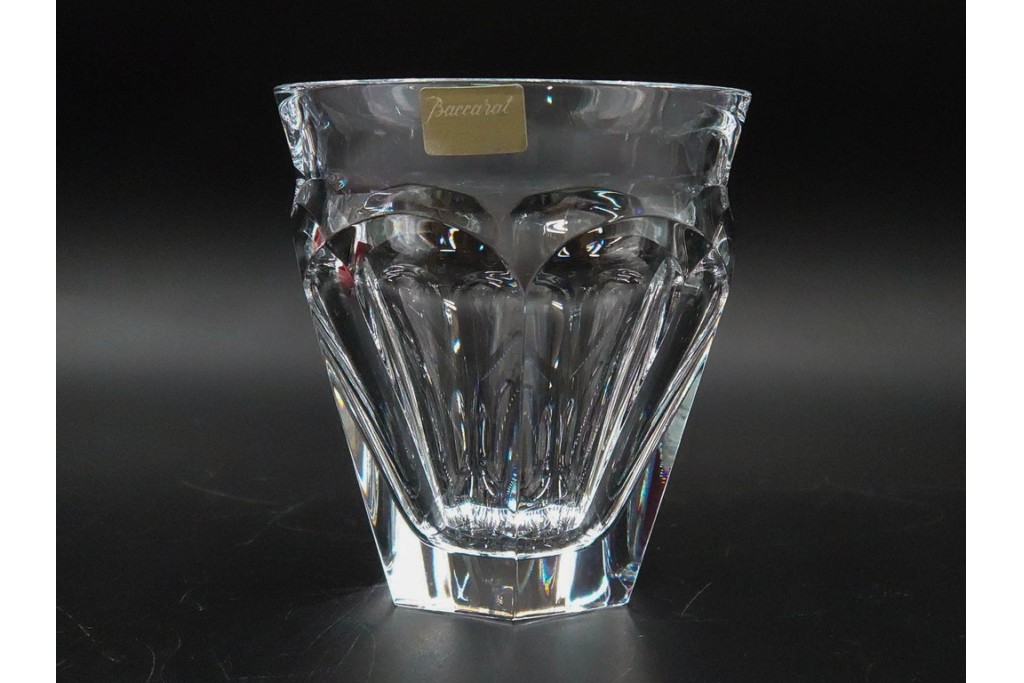 フランス　Baccarat(バカラ)　タリランド オールドファッション　L(ラージ)サイズ　輝きが際立つタンブラー2点セット　外箱付き　定価(2点合計)約6万円　(R-084983)