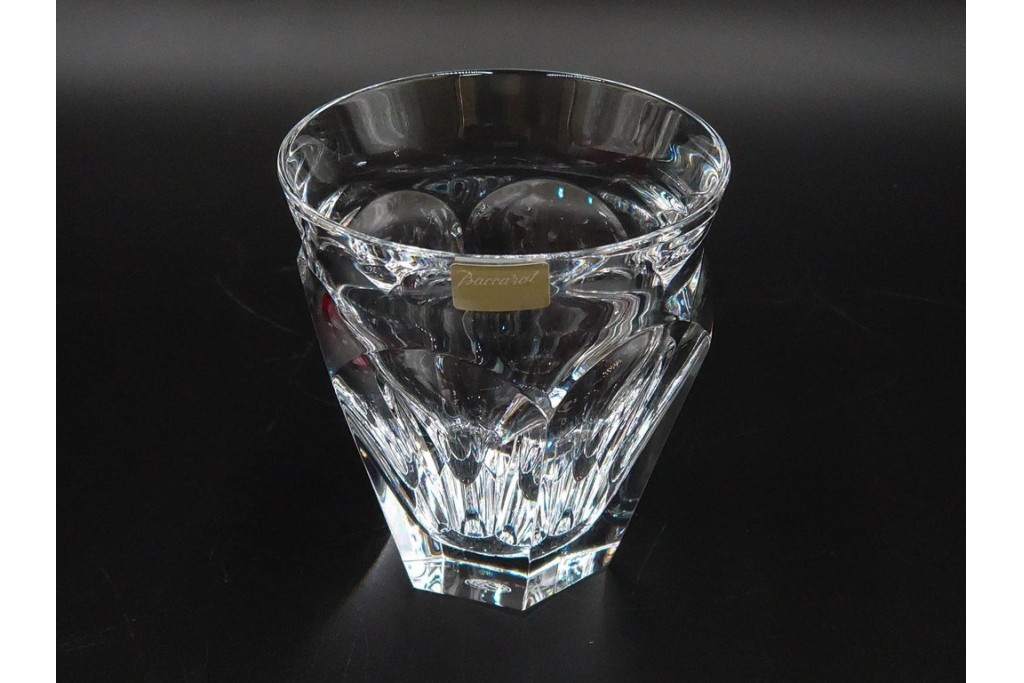 フランス　Baccarat(バカラ)　タリランド オールドファッション　L(ラージ)サイズ　輝きが際立つタンブラー2点セット　外箱付き　定価(2点合計)約6万円　(R-084983)