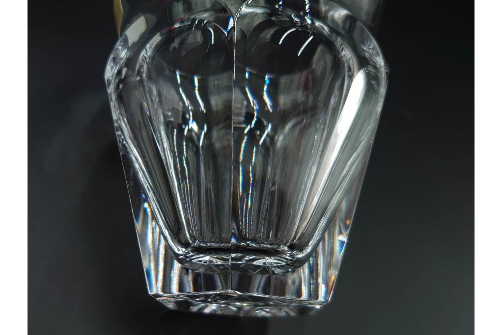 フランス　Baccarat(バカラ)　タリランド オールドファッション　L(ラージ)サイズ　輝きが際立つタンブラー2点セット　外箱付き　定価(2点合計)約6万円　(R-084983)