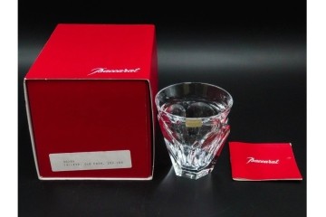 フランス　Baccarat(バカラ)　タリランド オールドファッション　L(ラージ)サイズ　輝きが際立つタンブラー2点セット　外箱付き　定価(2点合計)約6万円　(R-084983)