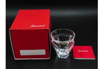 フランス　Baccarat(バカラ)　タリランド オールドファッション　L(ラージ)サイズ　輝きが際立つタンブラー2点セット　外箱付き　定価(2点合計)約6万円　(R-084983)