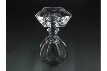 フランス　Baccarat(バカラ)　HARCOURT(アルクール)　L(ラージ)サイズ　精巧なカットが美しいワイングラス2客セット　定価(2客合計)約7万2千円　外箱付き　(R-084984)