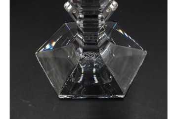 フランス　Baccarat(バカラ)　HARCOURT(アルクール)　L(ラージ)サイズ　精巧なカットが美しいワイングラス2客セット　定価(2客合計)約7万2千円　外箱付き　(R-084984)
