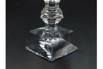 フランス　Baccarat(バカラ)　HARCOURT(アルクール)　L(ラージ)サイズ　精巧なカットが美しいワイングラス2客セット　定価(2客合計)約7万2千円　外箱付き　(R-084984)