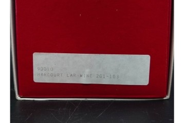 フランス　Baccarat(バカラ)　HARCOURT(アルクール)　L(ラージ)サイズ　精巧なカットが美しいワイングラス2客セット　定価(2客合計)約7万2千円　外箱付き　(R-084984)